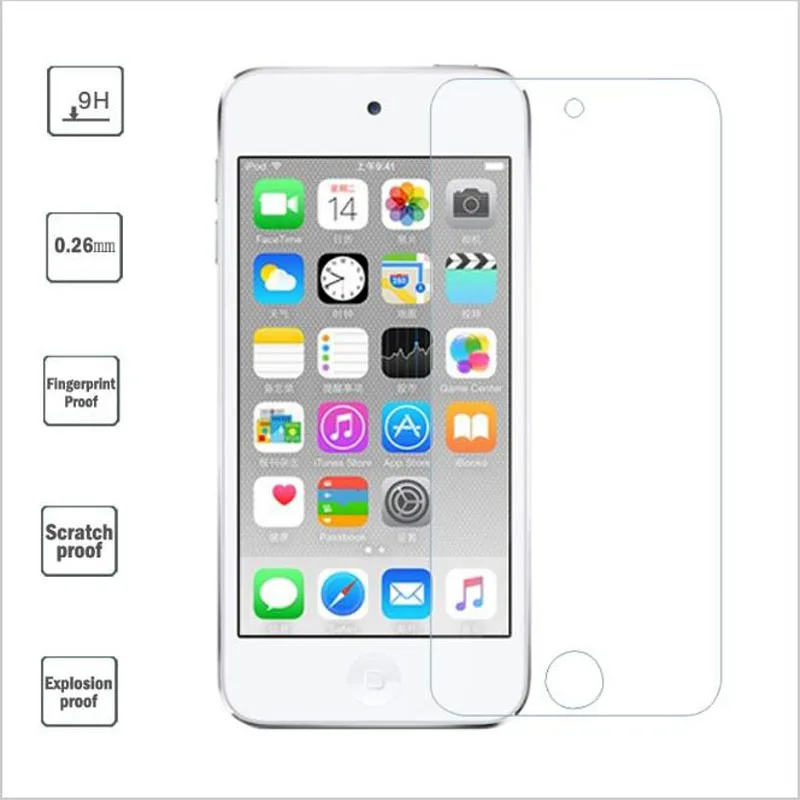 Для ipod touch iphone 4 4S 5 5S 5C SE 6 S 7 8 Plus X защитная пленка чехол для экрана закаленное