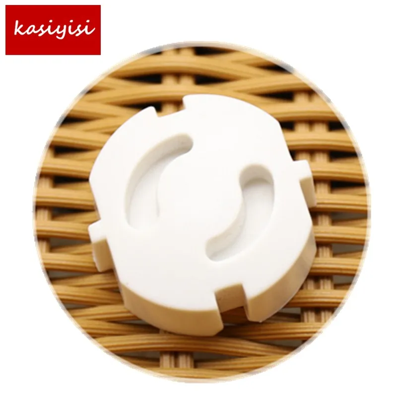 10 шт./лот новый чистый белый ABS розетка для безопасности детей европейский