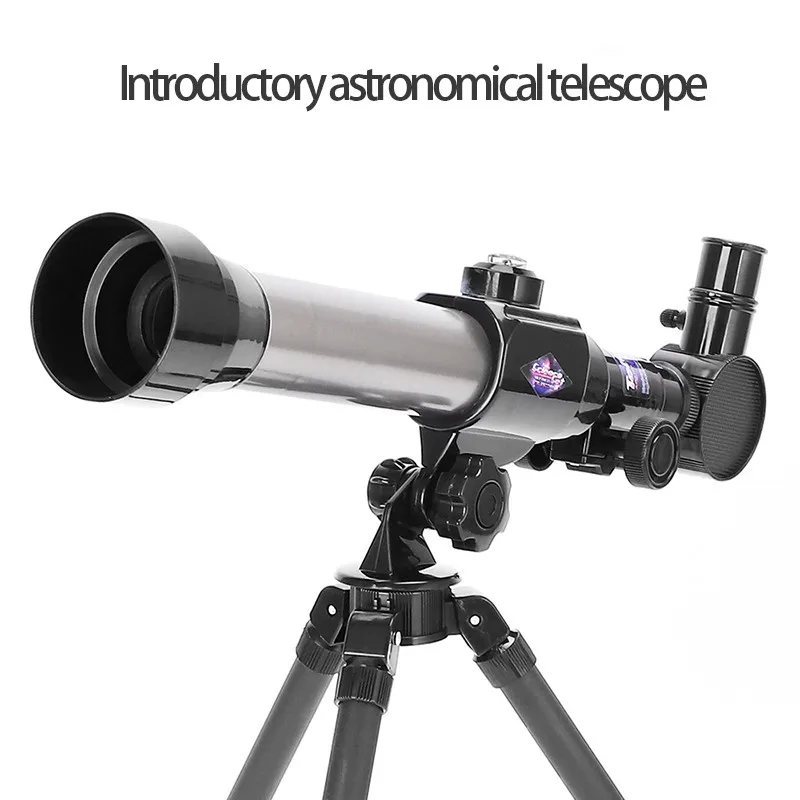 

Refractor Astronomical Telescope With Portable Tripod Monocular Telescope for Watching Moon Stars for Children Educational Toys