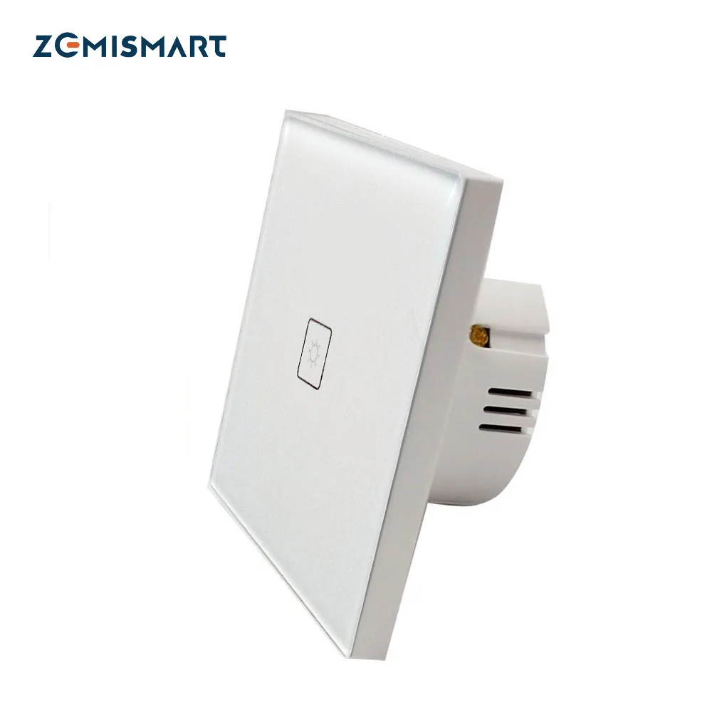 Zemismart ЕС Zigbee 3 0 переключатель для Smartthings эхо плюс 1 Gang настенное крепление