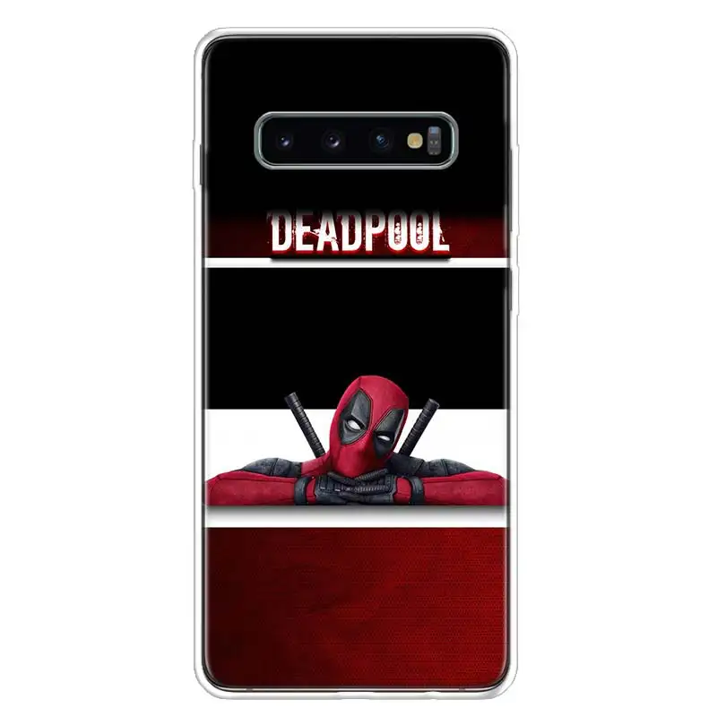 Забавный чехол для телефона Deadpool Dead Pool для samsung Galaxy S10+ Lite Note 10 9 8 S9 S8 J4 J6 J8 Plus S7 S6