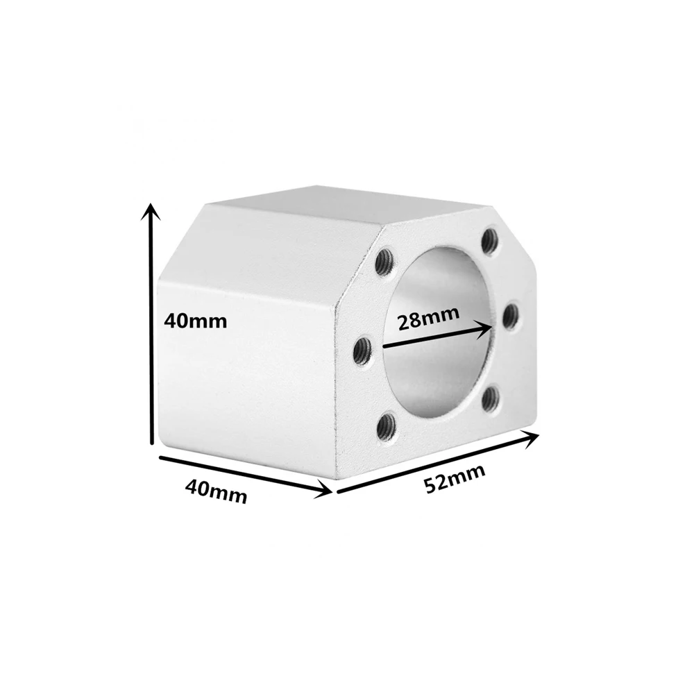 1 шт. SFU1605 шариковая гайка корпус сиденья из алюминиевого сплава держатель