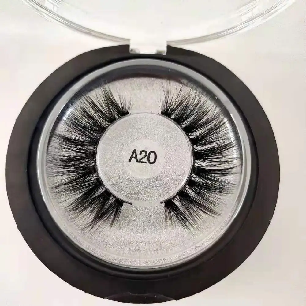 20 мм длинные 3D Искусственные норковые ресницы Экстра Длина большие