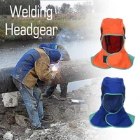 welding helmet hat headgear washable head protection hood for welder flame retardant helmet fireproof welding soldering cap hat