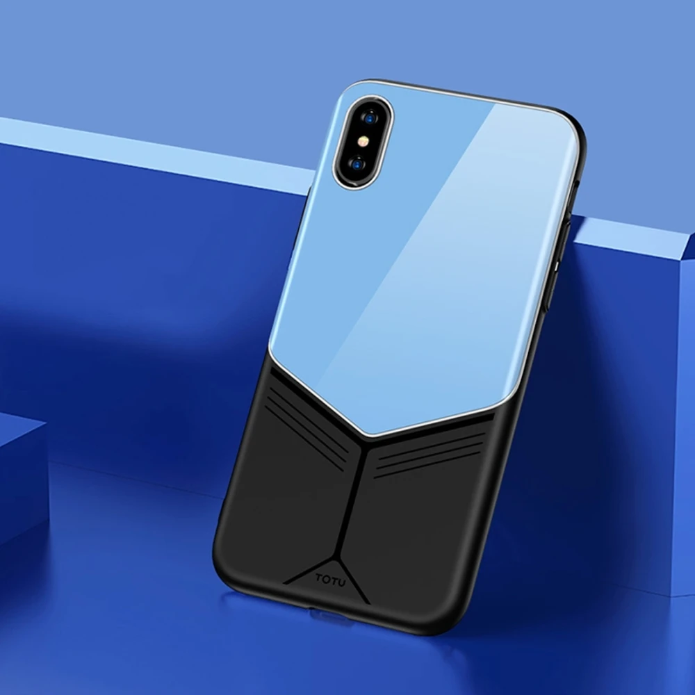 Чехол для телефона TOTU s, защитный чехол для iPhone XS Max, ударопрочный ТПУ+ PC чехол
