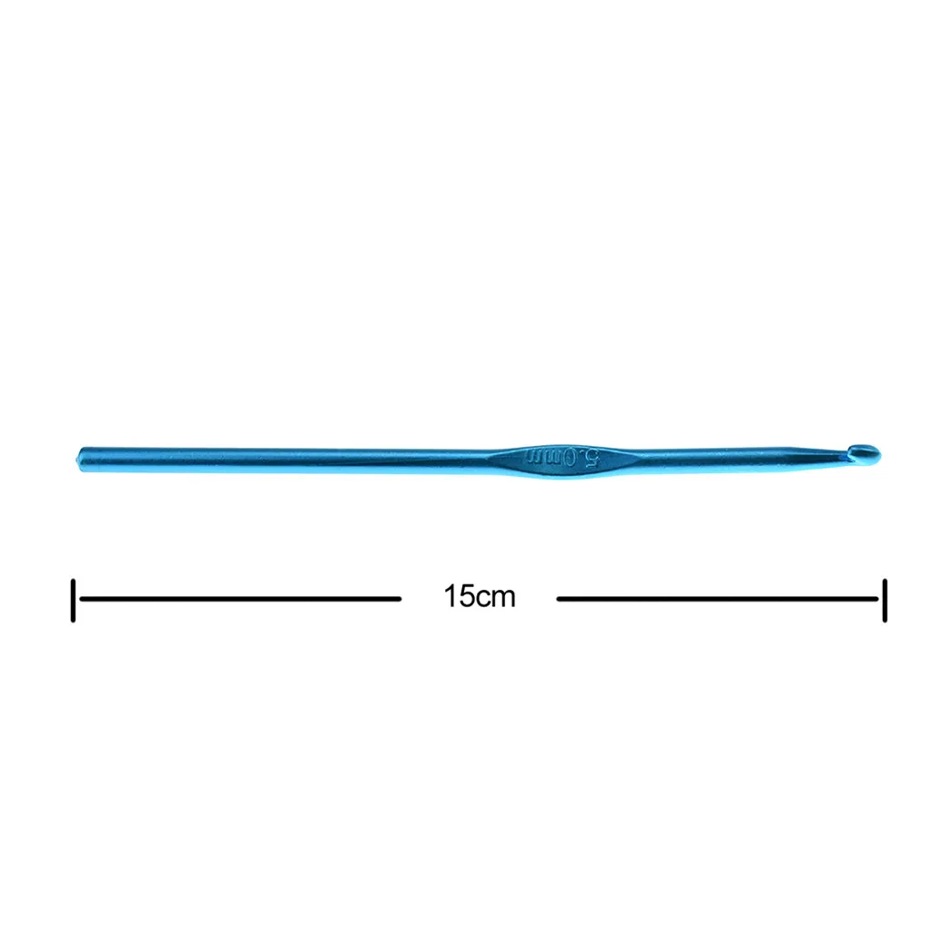 12 размеров многоцветные Алюминиевые крючки для вязания набор игл 2 мм-8 мм прочные