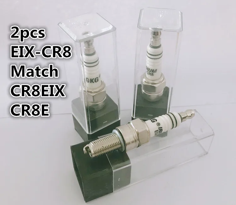 Горячая GKG иридиевая Свеча зажигания EIX CR8 2 шт. для CR8E CR8EIX CR8EB CR8EVX CR8EIA B8RTPP IU01 24 IU24 U24ESR
