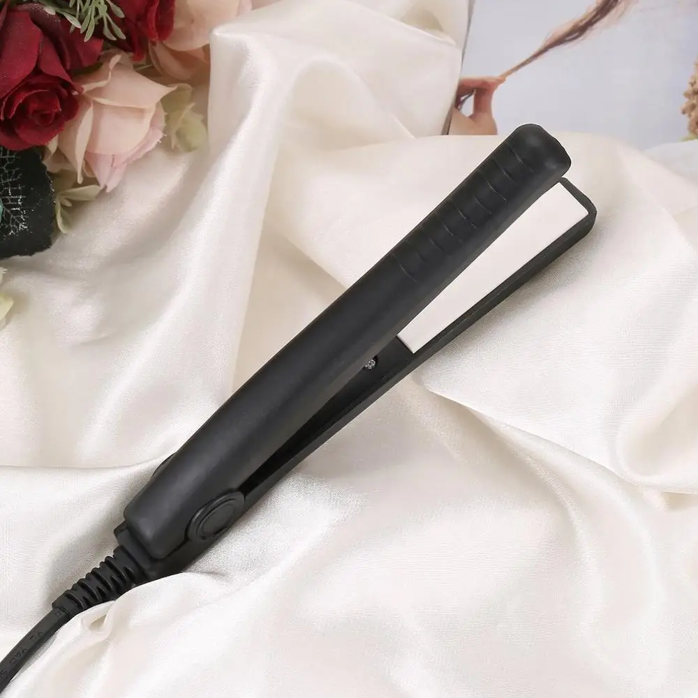 

Mini Electric Splint Flat Iron Ceramic Hair Curler & Straightener Hair Perming Hair Styling Appliance Crimper US Plug