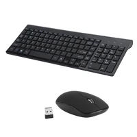 slim wireless keyboard and mouse set cordless qwerty uk layout usb keyboard and silent mouse combo with numeric keypad ultra