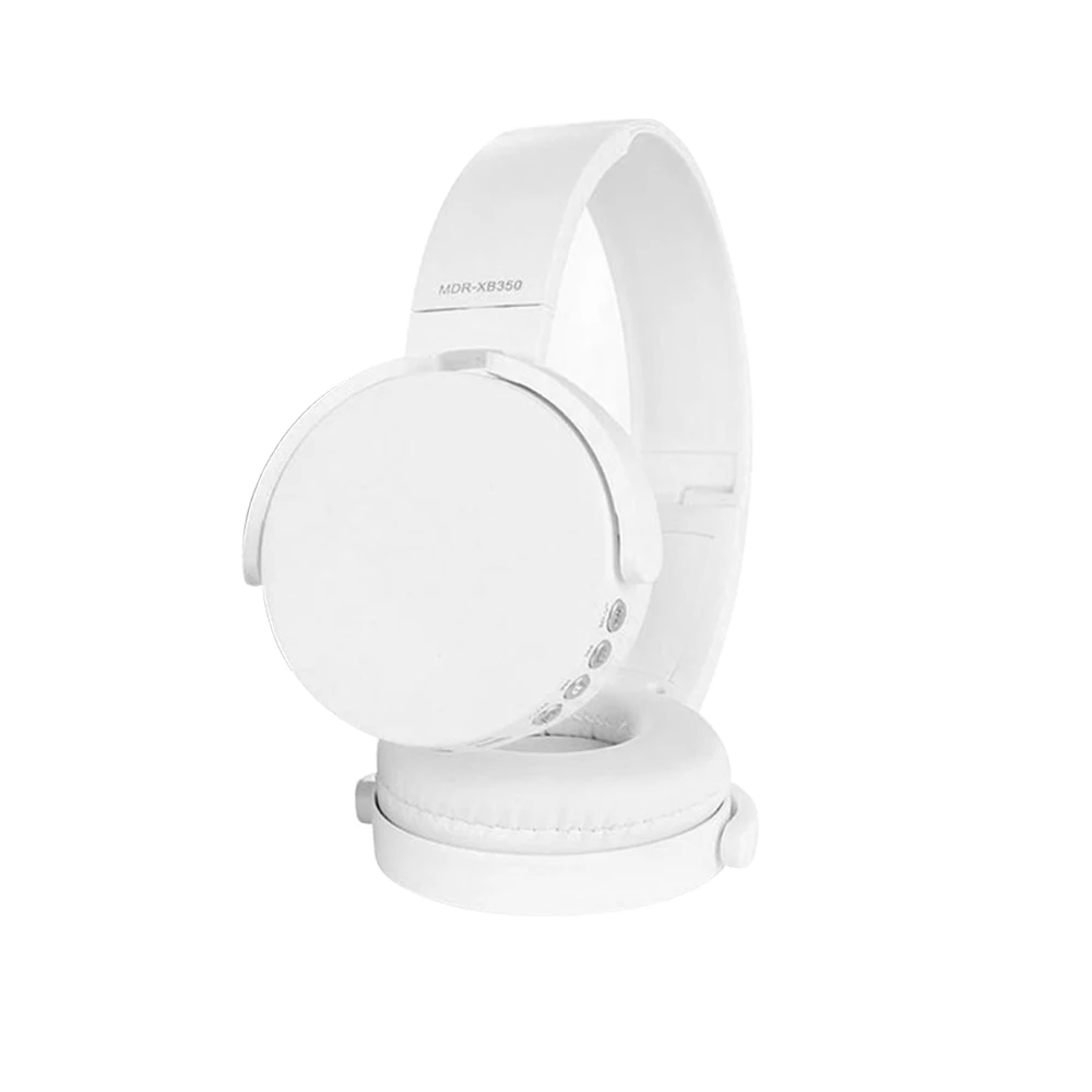 Bluetooth наушники, активные наушники с шумоподавлением, беспроводная гарнитура с микрофоном, ANC On Ear, глубокий бас для смартфонов, компьютеров - Цвет: Белый