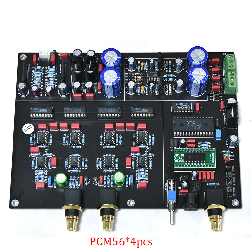 PCM56 двойной классический аудиодекодер fever для Hi-Fi усилителя XLR out лучше TDA1541 16 бит 48K