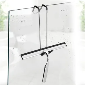 Магнитный скребок для очистки стекла, кухонный инструмент для уборки, резиновая вешалка для стеклоочистителя зеркала в ванной комнате, крючок-вешалка с настенной вешалкой