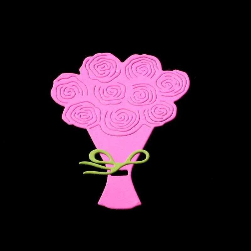 

DIY букет в форме вырубки металлические рельефные фотообои трафареты ручной работы аксессуары для украшения