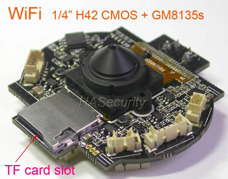 Wi Fi 720P 1/4 &quotH42 CMOS датчик изображения + модуль IP камеры GM8135s CCTV PCB TF слот платы M12 3 7 мм
