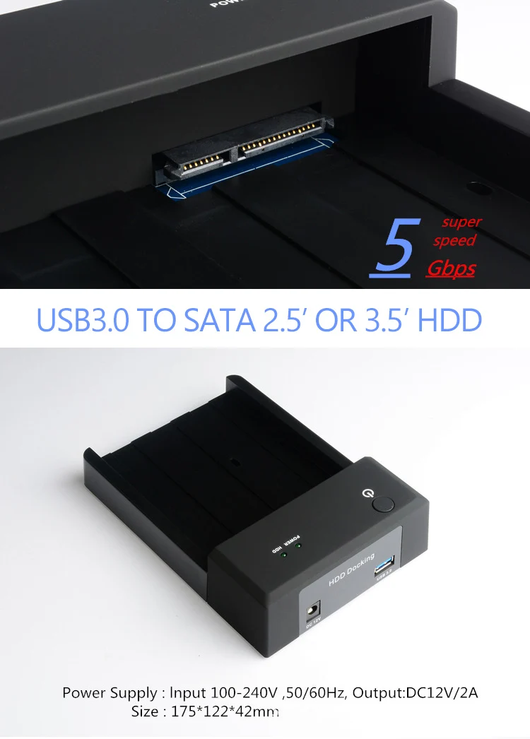 UTHAI T12 USB3.0 to SATA 2,5/3,5 дюймов серийный SSD жесткий диск база мобильный жесткий диск клон-ящик Универсальный HDD кронштейн