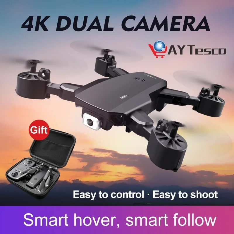 

Rc plane 2021 NEW S600 Drone 4K HD Double shot Aerial Photography RC Helicopter Foldable Quadcopter Professional Drone Toys Ppop
