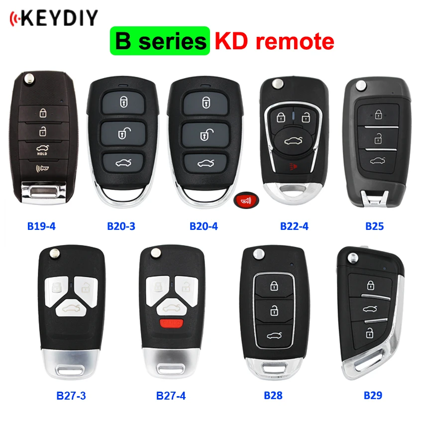 Пульт дистанционного управления KEYDIY B series KD B19-4 B20-3 B20-4 B22-4 B25 B28 B29 для KD900/URG200/mini