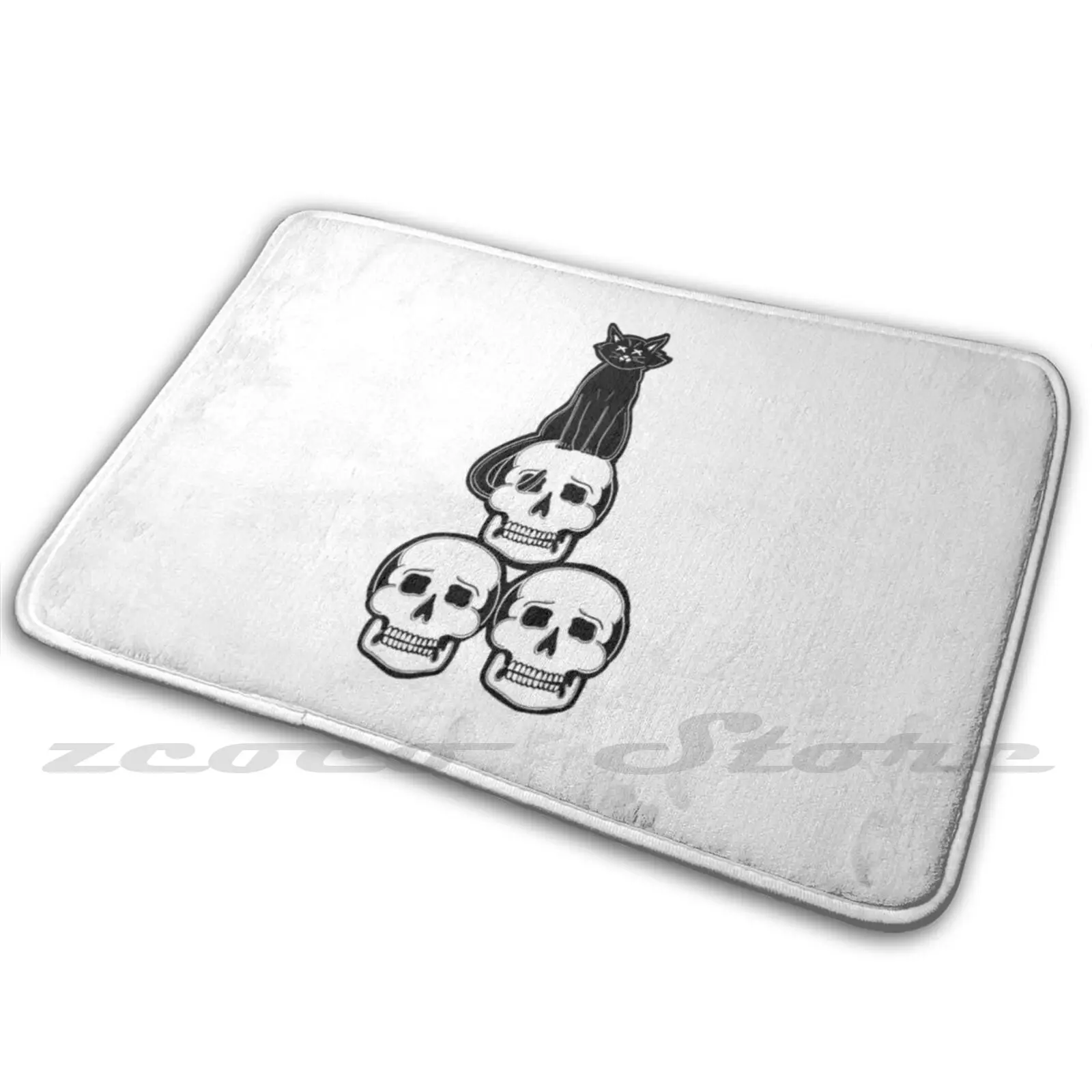 Коврик для двери нескользящий мягкий коврик поглощения воды Хэллоуина глаз из