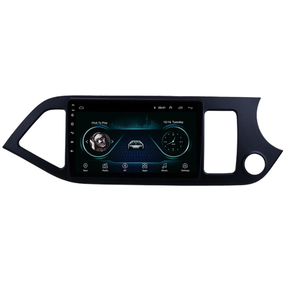 " 4G LTE Android 8,1 для KIA PICANTO Morning 2011 2012 2013 Мультимедиа стерео автомобильный dvd-плеер навигация gps радио