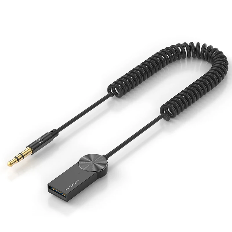 Беспроводной адаптер KUULAA беспроводной USB Aux Bluetooth 5 0 фоторазъем 3 мм для автомобиля