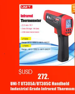 UNI-T UT300A/300C/300 S Бесконтактный лазерный Инфракрасный цифровой Инфракрасный термометр пистолет с ЖК-дисплеем измеритель температуры