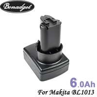 bonadget 10 8v 6000mah bl1013 battery for makita bl1013 bl1014 bl1015 li ion replace power tool battery td090d df030d mus052d