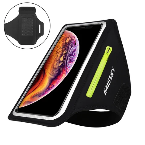 6,9 дюймовый спортивный чехол на руку для iPhone 13 12 11 Pro Max XR XS Max, чехол для телефона для спортзала, бега для Samsung S22 S21 Note20 Ultra Xiaomi - изображение