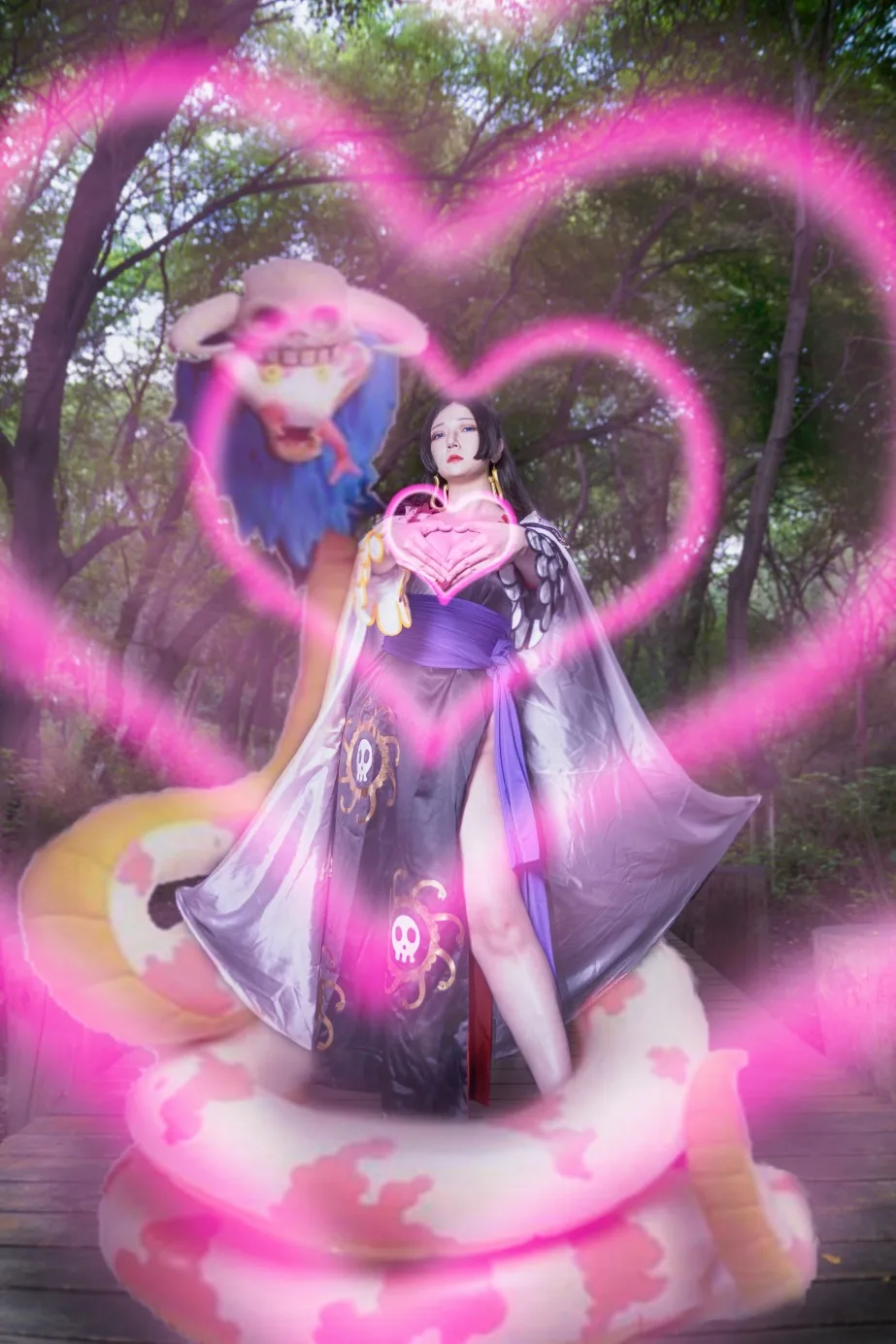 Цельнокроеный костюм для косплея с стемпедом ханбоа боа Ханкока цельнокроеный