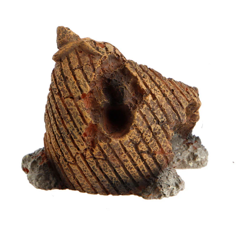 Artificial Resin Ancient Egyptian Pharaoh Sphinx Ruins Roman Style Face Pillar Statue Aquarium Decorations Fish Tank Ornament | Дом и сад