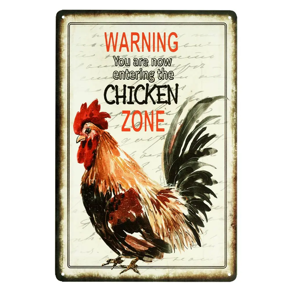 ZJY Металлический Настенный декор винтажная металлическая жестяная вывеска для