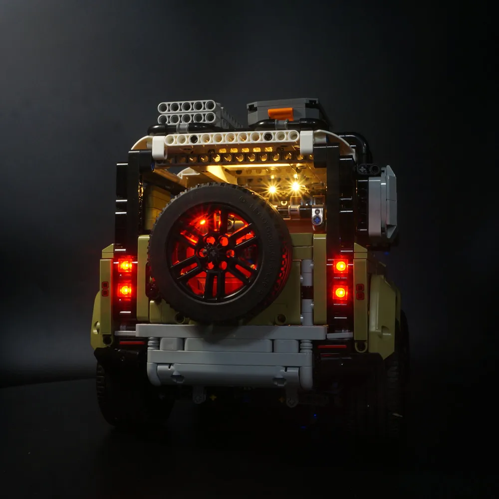 EASYLITE LED набор светильников для конструктора автомобиля Land Rover Defender 42110 без модели