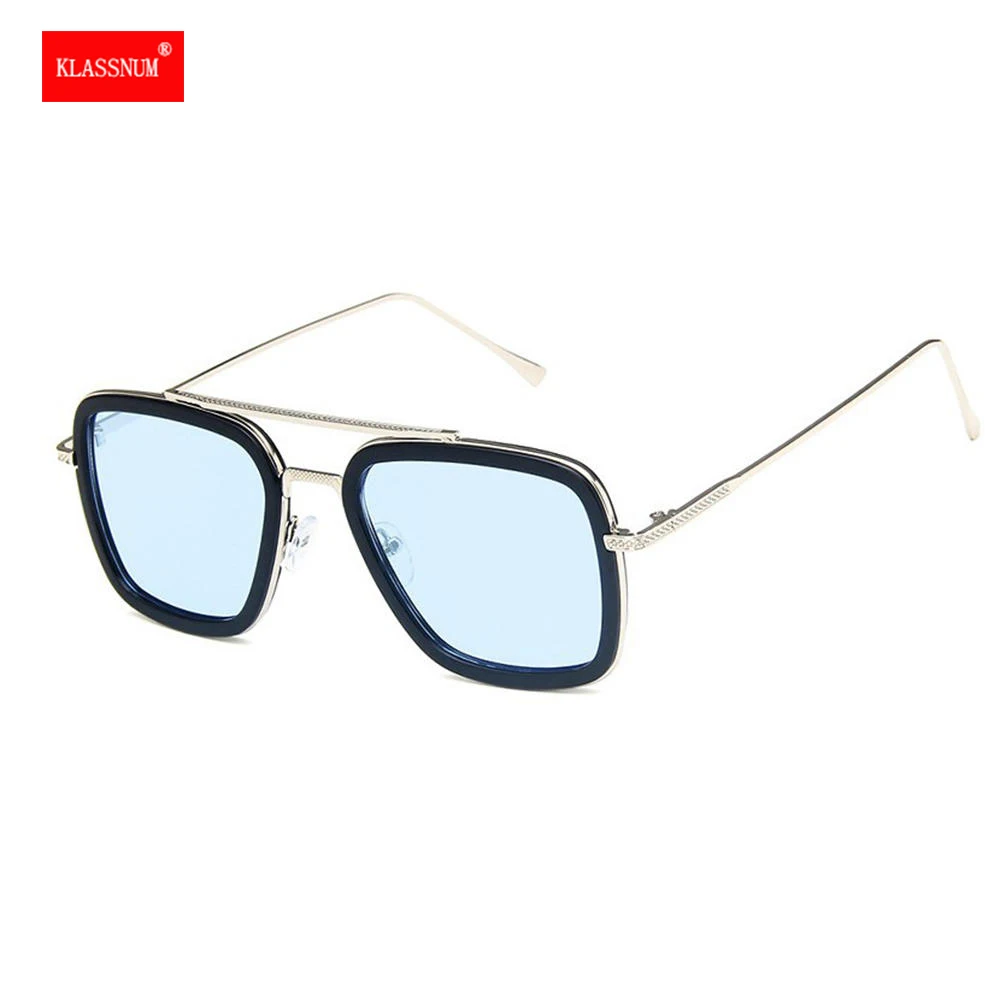 

Tony Stark Glasses Men Women Sunglasses Iron Eyewear Steampunk Man Sun Glasses Male Goggles Retro Metal Male Goggles 2023 New