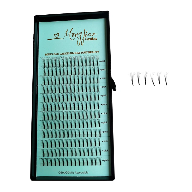 6D готовые веерные ресницы для наращивания 0 1 русский объем Ресницы C/D простые