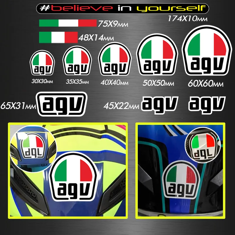 

EverGreater Helmet Stickers Reflective Waterproof Sticker Personality Modified Fashion Motorcycle Gas Tank Decoration Agv Decal