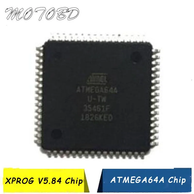 Новый IC ATMEGA64A AU чип для XPROG V5.84 ошибка ожидания ATMEGA64AAU|Диагностические сканеры