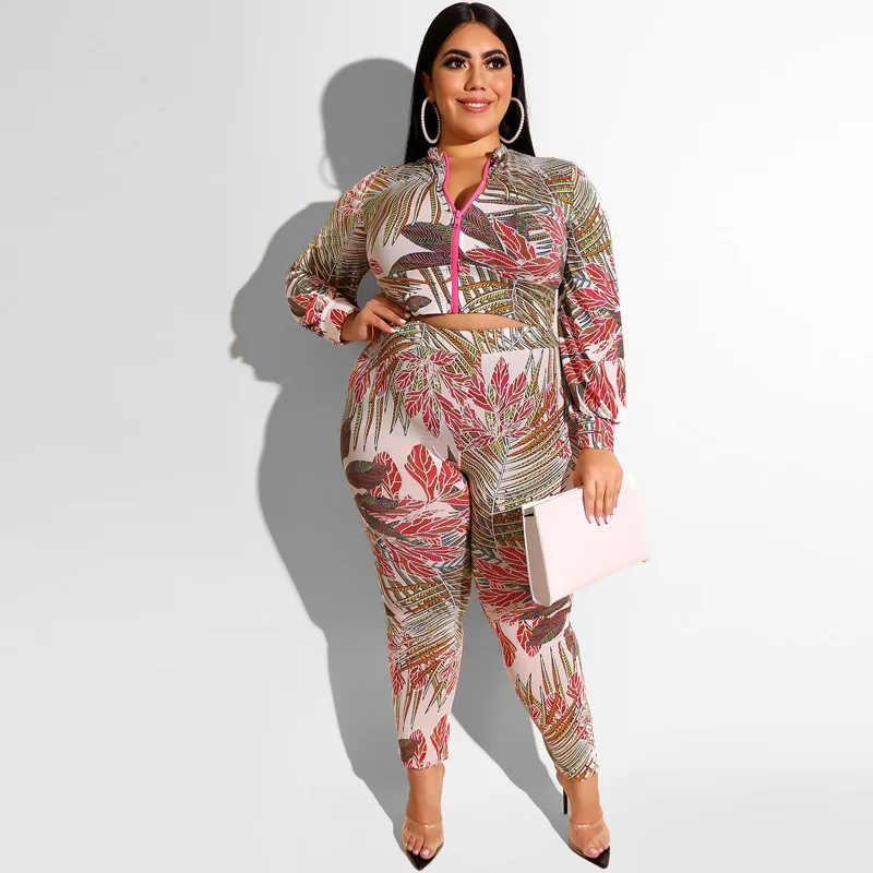 Женский укороченный Топ с длинным рукавом и круглым вырезом брюки широкими