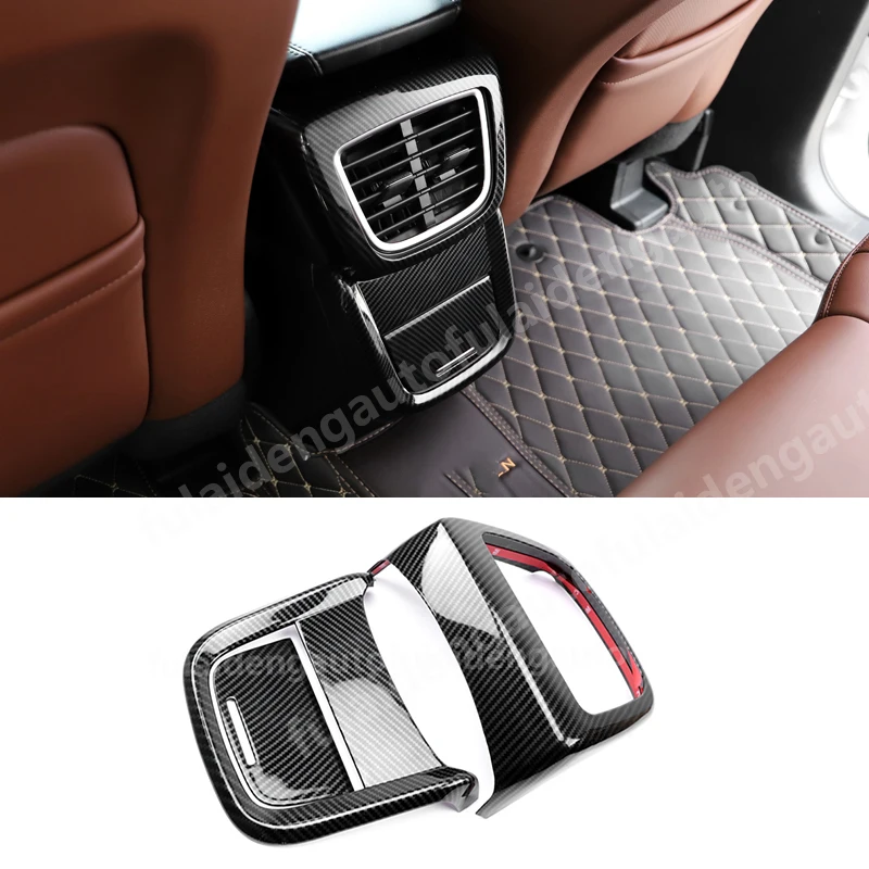 3 шт. для Lincoln MKX 2016-2019 ABS углеродное волокно внутренняя крышка вентиляционного