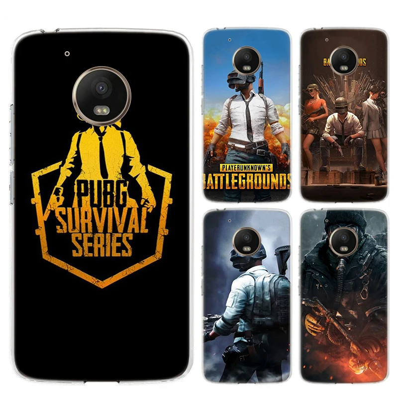 Game Pubg Painted Bumper Soft Fashion Comic Phone case For Motorola MOTO G7 G6 G5S G5 E6 E5 E4 Plus power G4 Play Cover |