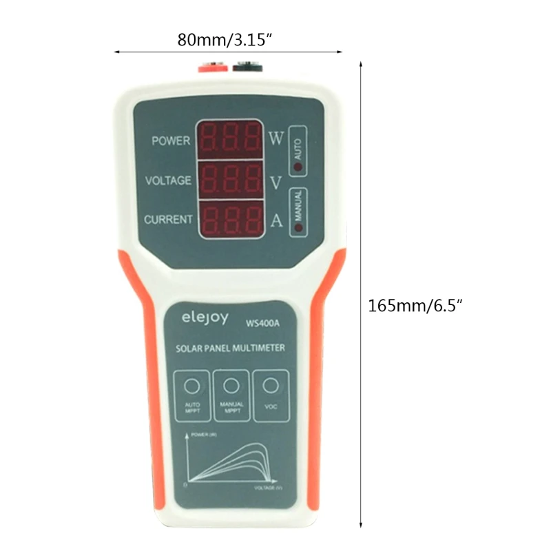 

WS400A Photovoltaic Panel Multimeter Current and AC/DC Voltage Tester with Amp K0AA