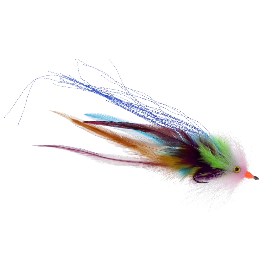 2 шт. для ловли форели лосося щуки мухи с крючком/трубкой|Наживки рыбной ловли| |