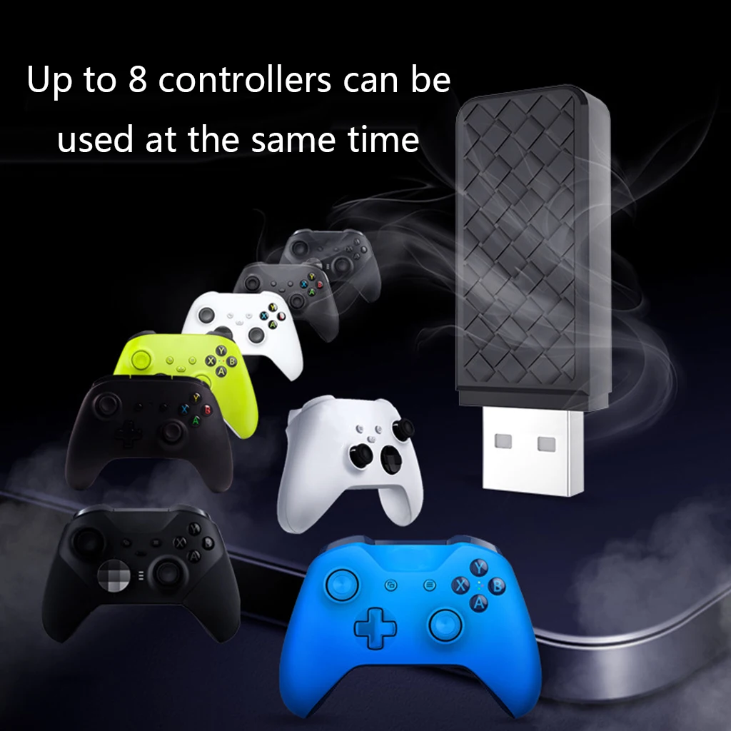 Игровой контроллер для ПК беспроводной адаптер USB ресивер совместимый с X box One S/X