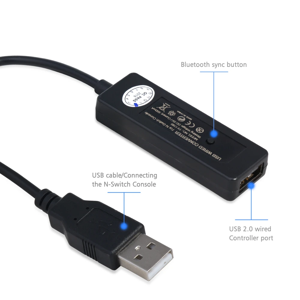 Переключатель USB Проводная/преобразователь Bluetooth адаптер для PS4 PS3 XBOX один 360