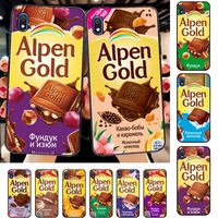 alpen gold chocolate russian phone case for samsung a51 01 50 71 21s 70 31 40 30 10 20 s e 11 91 a7 a8 2018
