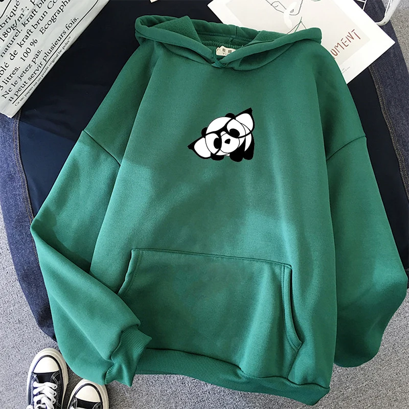 

Harajuku Cute Panda Print Kawaii Hoodies Harajuku Hoody Sweatshirt For Women Fashion Winter High Quality Coat Sudadera Mujer