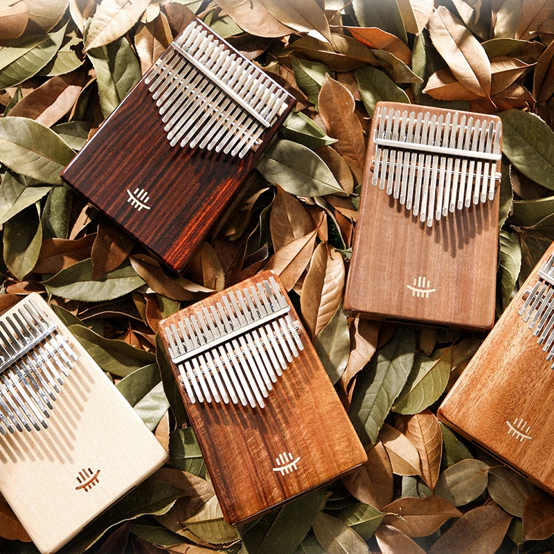 

Kalimba 17 клавиш высокое качество кленовый Mbira корпус музыкальный большой пианино музыкальная шкатулка Carlimba Подарочная коробка kalimba 2021 handguar