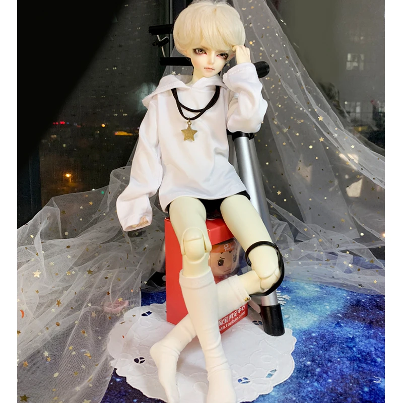 BJD одежда 1/4 BJD толстовки оверсайз супер свободный свитер+ ожерелье для 1/4 BJD куклы аксессуары для кукольной одежды свободный стиль
