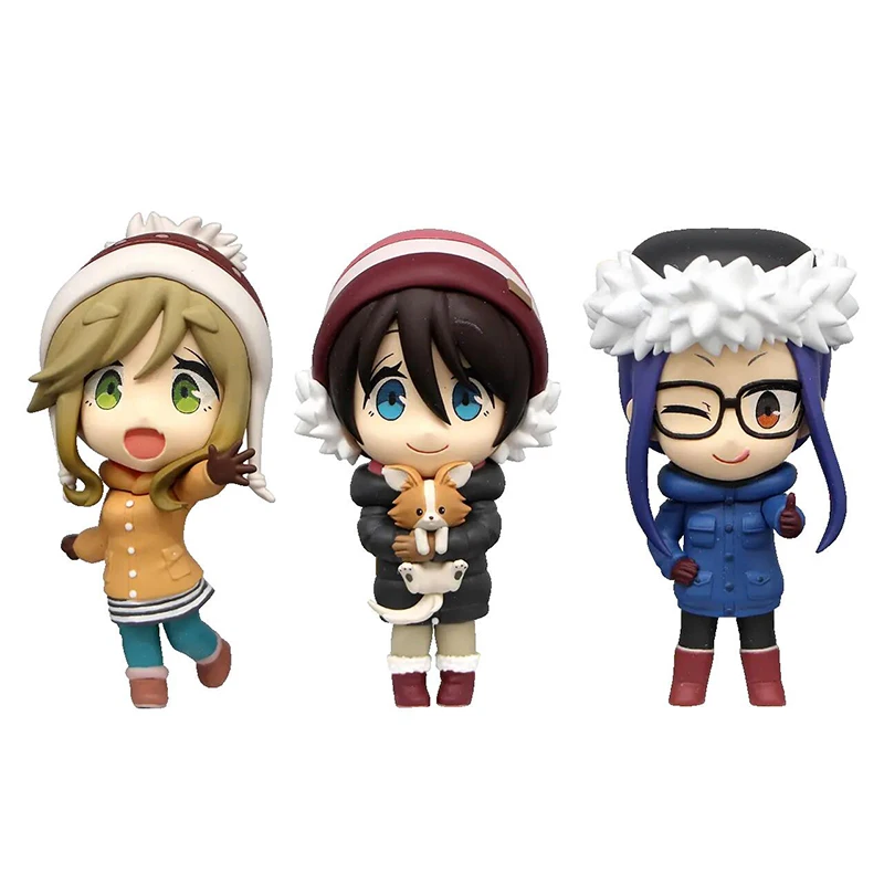 

Предварительная продажа Yuru Kamp Inuyama Aoi Q версия Figuur коллекционное аниме украшения модель игрушки