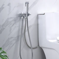 bidets faucet chromblackgold toilet cleaner set shower spray bidet sprayer toilet faucets wall mounted shower bidets