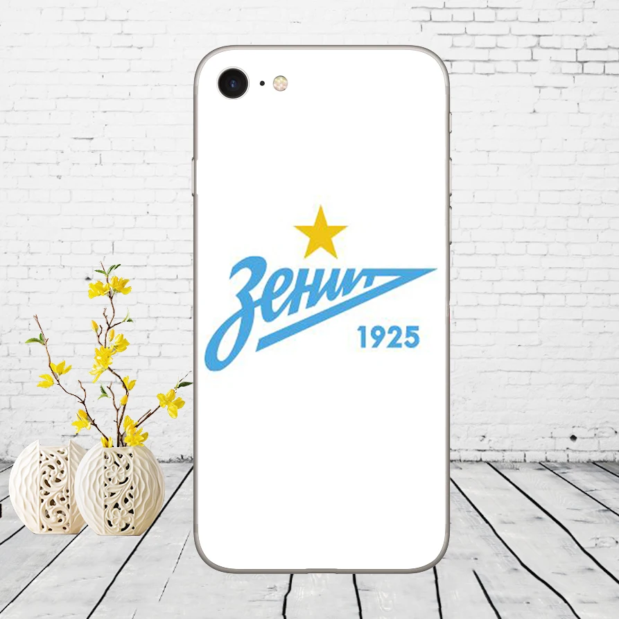 264DD zenit st petersburg02 Мягкий силиконовый чехол для iPhone 5 5S SE 6 6s 8 plus 7 7 Plus X XS SR MAX чехол