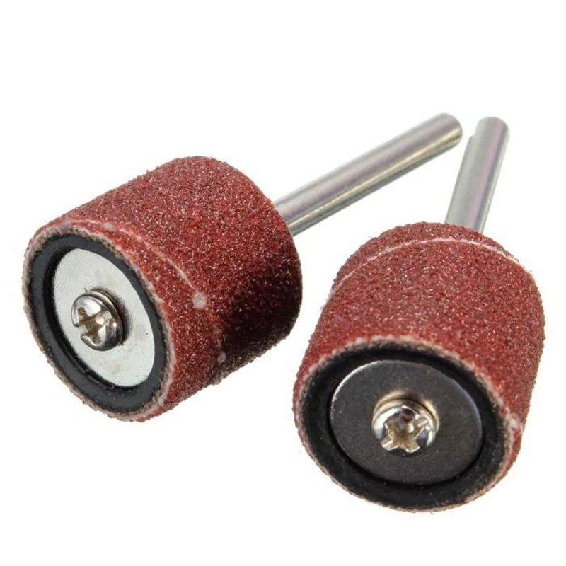 

100 Pieces 1/2 inch Polished sandpaper ring Polishing Abrasive Tape in silicon carbide + 2 Pieces x Rotary Chuck or mandrels